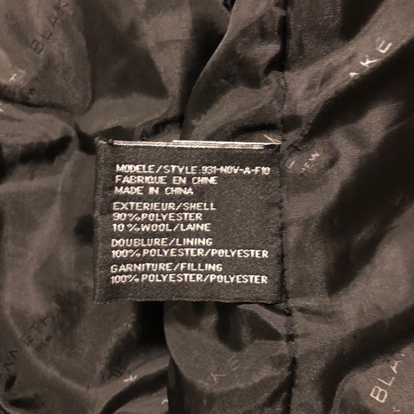 Kenneth Blake NY wool blend plaid jacket - Picture 12 of 12